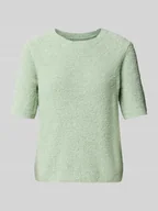 Swetry damskie - Sweter o kroju regular fit z mieszanki bawełny - miniaturka - grafika 1