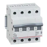 Bezpieczniki elektryczne - Rozłącznik izolacyjny Legrand RX3 419331 4P 63A - miniaturka - grafika 1