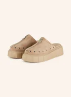 Klapki i japonki damskie - Inuikii Klapki Mules Na Platformie Matilda beige - miniaturka - grafika 1