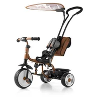 Rowerki trójkołowe - Milly Mally Rowerek Boby Deluxe Brown - miniaturka - grafika 1