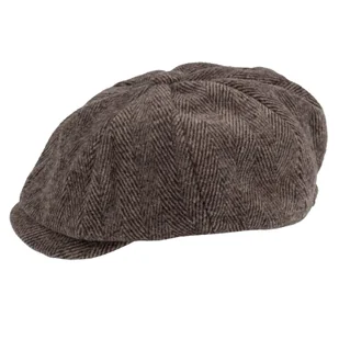 KASZKIET Męski Alessio Stylowy Elegancki NEWSBOY CAP Jesień Zima RETRO - Czapki dla dzieci - miniaturka - grafika 1