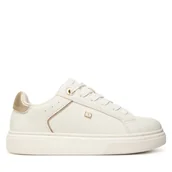 Buty dla chłopców - Sneakersy Tommy Hilfiger Low Cut Lace-Up T3A9-34248-1355 S Biały - miniaturka - grafika 1