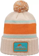 Czapki damskie - CHILLOUTS Męska czapka Nox Hat Beanie, kremowy/pomarańczowy, jeden rozmiar - miniaturka - grafika 1