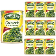 Pasztet i przetwory mięsne - Kwidzyn Groszek konserwowy 400 g x 10 sztuk - miniaturka - grafika 1