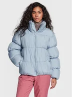 Kurtki damskie - Outhorn Kurtka zimowa TDJAF013 Błękitny Boxy Fit - miniaturka - grafika 1