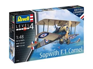 Revell Brytyjskie legendy: Samolot Sopwith F.1 Camel 03906 - Modele do sklejania - miniaturka - grafika 1