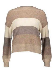 ONLY Sweter w kolorze jasnobrązowo-beżowym - Swetry damskie - miniaturka - grafika 1
