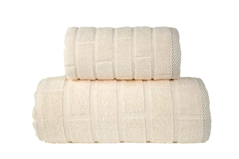 Ręcznik Brick 70x140 Kremowy Greno