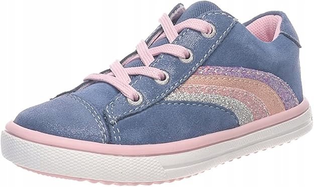 LURCHI NIEBIESKIE SPORTOWE BUTY DZIECIĘCE SZNUROWANE SKÓRZANE 31 6IA