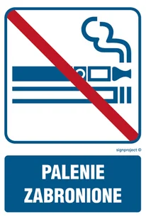 RB038 PALENIE ZABRONIONE, FN - FOLIA SAMOPRZYLEPNA; (500X750MM) - Systemy ekspozycyjne i znaki informacyjne - miniaturka - grafika 1