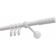 Karnisze - Karnisz DECASTYL Techno z kółkami Pojedynczy 320 cm Biały - miniaturka - grafika 1