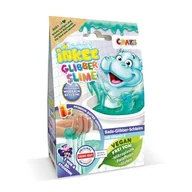 Masy plastyczne - INKEE Zielony szlam kąpielowy o zapachu brzoskwini, zamienia wodę w slime, zawiera naklejkę z kolekcji Hippo (są 4 do zebrania) na 25 litrów wody - miniaturka - grafika 1