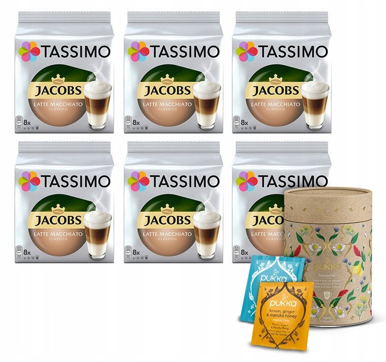 Kapsułki Tassimo Latte Macchiato Classico 48 szt. 5+1 opakowanie Gratis!