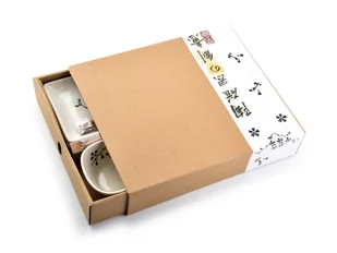 Lumarko Sushi Zestaw Dla 2 Osób Beżowy Czarne Kwiaty 10 Elementów - Zestawy do sushi - miniaturka - grafika 5