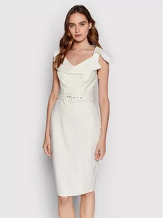 Sukienki - Guess Marciano Sukienka codzienna Audrey 2GGK29 8502Z Biały Slim Fit - grafika 1