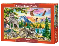 Puzzle - puzzle 1000 el. wolf family and eagles - miniaturka - grafika 1
