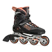 Rolki - FILA SKATES 010622245 MASTER XT LADY łyżworolki damskie czarne/łososiowe rozmiar 5 - miniaturka - grafika 1