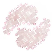 Pozostałe akcesoria do kąpieli i SPA - Easy Livin Chłodzące Płatki pod Oczy z Kwarcu Różowego - miniaturka - grafika 1