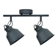 Lampy sufitowe - Polux Plafon LAMPA sufitowa NIKO 2 311825 metalowa OPRAWA industrialna listwa regulowane reflektorki czarne 311825 - miniaturka - grafika 1