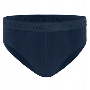 Slipy majtki męskie klasyczne bawełniane DEEP granatowe XL Pako Jeans - Majtki męskie - miniaturka - grafika 1
