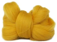 Pasmanteria - Wełna, Czesanka Polska, 10G- Żółty - miniaturka - grafika 1