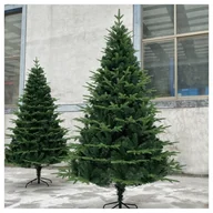 Ozdoby bożonarodzeniowe - DUŻA CHOINKA SZTUCZNA PE jak żywa ŚWIERK 120 CM GĘSTA CHO04 - miniaturka - grafika 1
