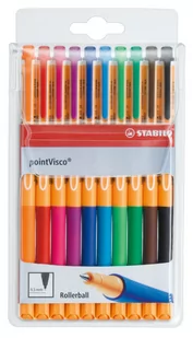 Stabilo, Pióro Żelowe Stabilo Point Visco Etui 10 Szt. - Długopisy - miniaturka - grafika 1