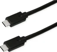 Kable USB - Kabel USB Roline Kabel ROLINE GREEN USB 3.2 Gen 2x2, Emark, C-C, M/M, 20Gbit/s, 100W, zwart, 1,5 m - miniaturka - grafika 1
