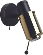 Lampy ścienne - DCWéditions - Biny Spot LED z Wyłącznikiem i Prętem Czarno/Złoty DCW - miniaturka - grafika 1