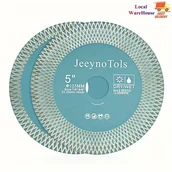 Inne - TEMU 2 Szt. 125 Mm Diamentowe Tarcze Do Szlifiowania I Cięcia, Dwukrotnie Pokryte Ostrza Do Płytek, Drąż X Z 7/8"-5/8" Do Szlifiowania, Polerowania, - miniaturka - grafika 1