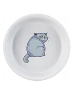 Miski dla kotów - TRIXIE Miska ceramiczna dla kota z nadrukiem 250 ml - miniaturka - grafika 1
