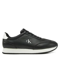 Sneakersy męskie - Sneakersy Calvin Klein Jeans Runner Laceup Tc YM0YM01187 Czarny - miniaturka - grafika 1