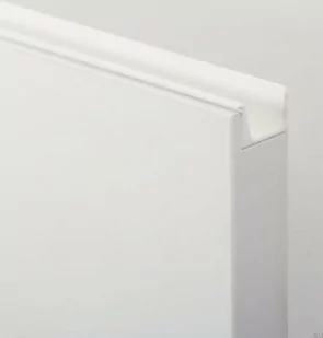 Uchwyt meblowy krawędziowy Jey2 297 Aluminiowy Biały Mat - Zawiasy, okucia i inne akcesoria - miniaturka - grafika 1