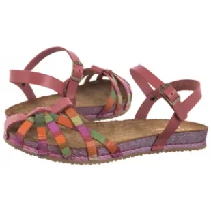 Sandały Różowe/Multikolor 03074-39/00-0 (MA1354-a) Maciejka - Sandały damskie - miniaturka - grafika 1