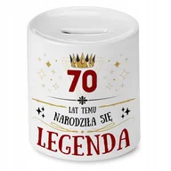 Skarbonki - Skarbonka na Urodziny 70 70te 70-te na Prezent z Nadrukiem ze Zdjęciem - miniaturka - grafika 1
