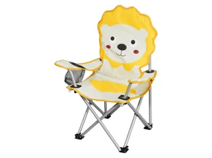 CRIVIT Krzesło kempingowe dla dzieci Lew - Krzesełka i taborety dla dzieci - miniaturka - grafika 1