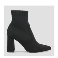 Botki damskie - Botki damskie zamszowe Steve Madden Purify Bootie SM19000003-001 39 24.6 cm Czarne (8720236789839). Botki damskie - miniaturka - grafika 1