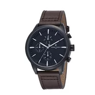 Paski - Pierre Cardin Zegarek męski Multi-Cadrans Quartz La Chwała Champeret, Brązowy/czarny, pasek - miniaturka - grafika 1