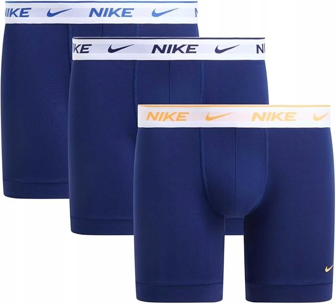 NIKE BOKSERKI MĘSKIE ESSENTIAL COTTON STR GRANATOWE r.XL
