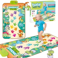 Maty edukacyjne - MUZYCZNA MATA TANECZNA INTERAKTYWNA EDUKACYJNA DINOZAURY DŹWIĘK MELODIE - miniaturka - grafika 1