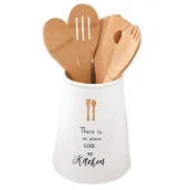 Pojemniki kuchenne - Nuova Cer R2S Pojemnik na przybory kuchenne + 5 bambusowych narzędzi kuchennych R2S Kitchen Elements 1911 KITE - miniaturka - grafika 1