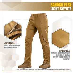 M-Tac - Spodnie Sahara Flex Lite - Coyote - 20064005 - Odzież taktyczna i umundurowanie - miniaturka - grafika 2
