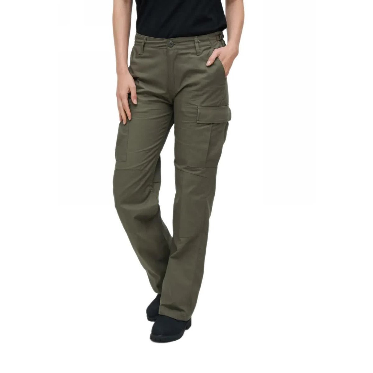 Spodnie Bojówki Damskie BRANDIT Cargo BDU Rip-Stop - Oliwkowe 35 [35]