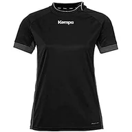 Koszulki i topy damskie - Kempa Prime damska koszulka do noszenia na co dzień, czarno-antracyt, XL - miniaturka - grafika 1