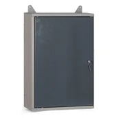 Szafki biurowe - B2B Partner Szafka wisząca HOBBY III TC-001 RAL7040/7012 - miniaturka - grafika 1