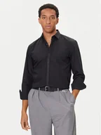Koszule męskie - HUGO Koszula Keidi 50549775 Czarny Slim Fit - miniaturka - grafika 1