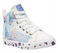 Buty dla dziewczynek - Geox Trampki Dziecięce Białe Kraina Lodu 30 1S9L - miniaturka - grafika 1