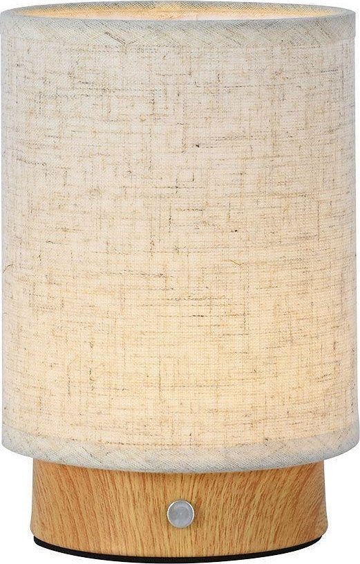 Lampka biurkowa VTAC Lampka Biurkowa Nocna V-TAC 3W LED Ładowanie Ściemnianie Drewno VT-7569 3000K 110lm