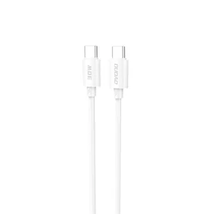 Kabel przewód L4C USB-C - USB-C 30W 480Mb/s 1.2m - biały DUDAO - Kable USB - miniaturka - grafika 1