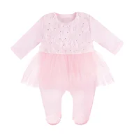 Pajacyki dla niemowląt - Pajac Perełka, różowy 56 - miniaturka - grafika 1